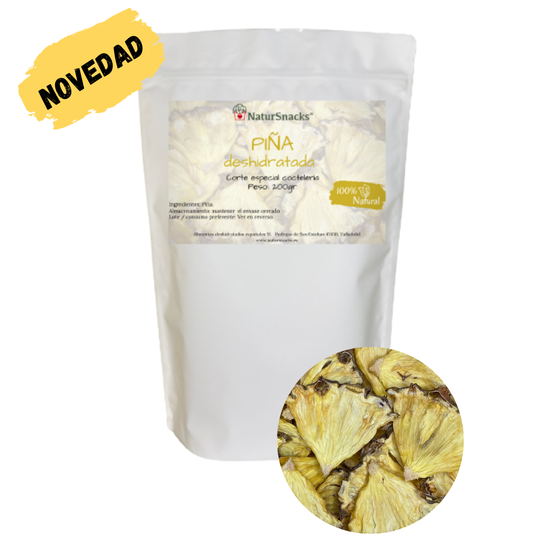 Piña Deshidratada con corteza 200gr
